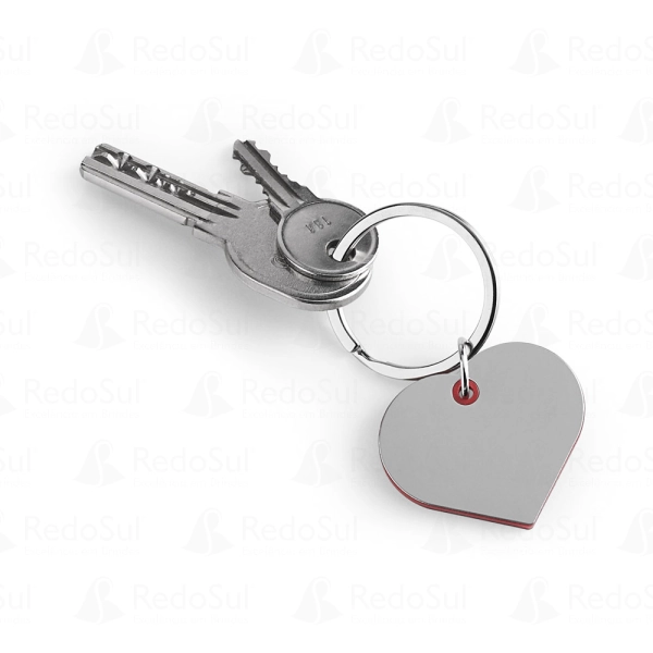 Chaveiro Personalizado em formato de coração Chaveiro Personalizado em formato de coração